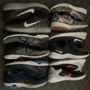 6 Pairs of Men’s Running Shoes sz9.5